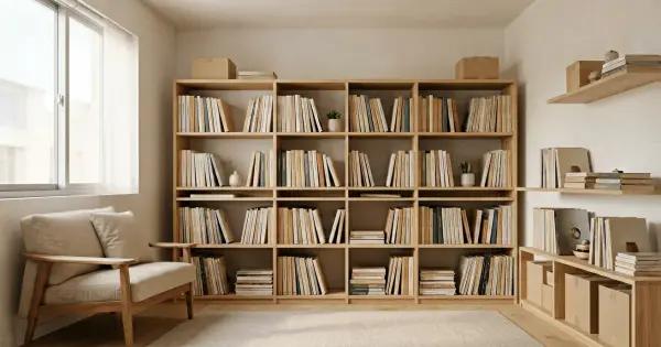 Display, Don't Hide: 200+ Books & Vinyl in a Studio