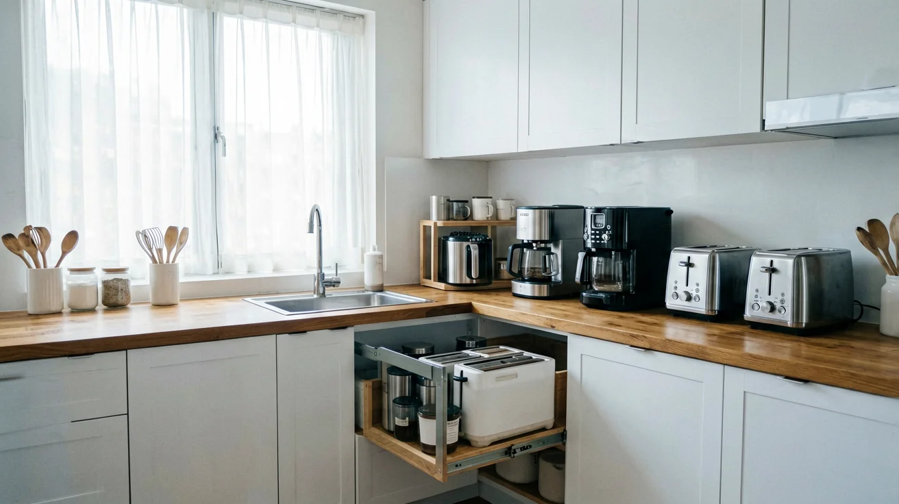 Kitchen Appliance Storage: Organize Small Kitchen Gadgets