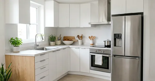 Kitchen Work Triangle Optimization: Efficient Storage Layout for Small Kitchens
