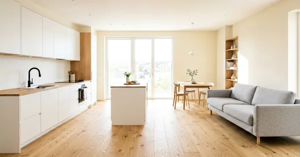LDK Open Concept Design: How to Combine Living Dining Kitchen in 30㎡