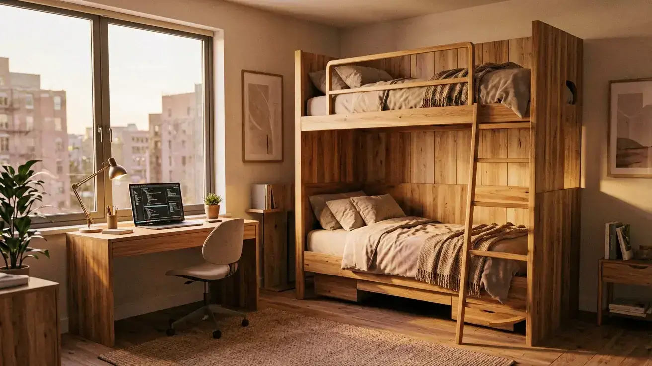 Murphy Bed with Desk: Small Apartment Work-Sleep Solution
