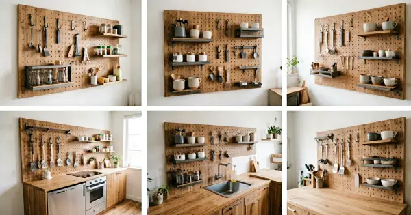 Pegboard Beyond the Kitchen: 6 Room-by-Room Setups