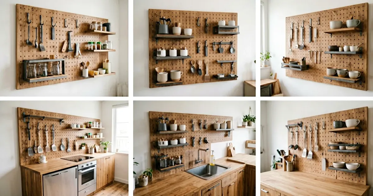 Pegboard Beyond the Kitchen: 6 Room-by-Room Setups
