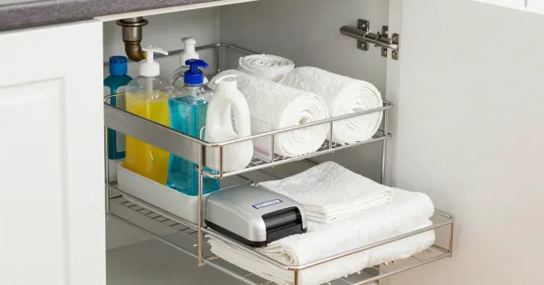 Under-Sink Storage Revolution: Double Your Space in Kitchen and Bathroom
